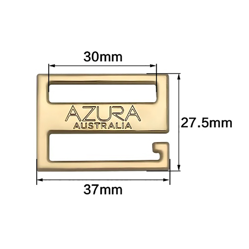 Swimsuit metal buckle