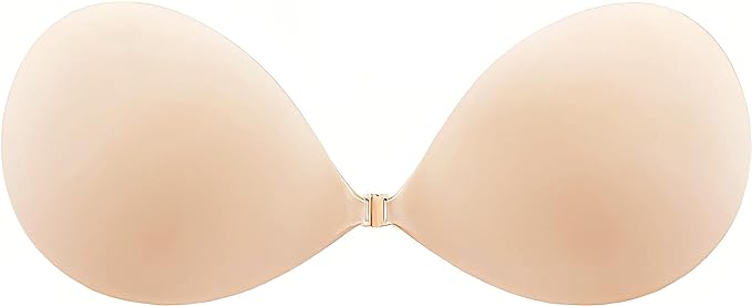 Strapless bra pulls up for non-slip